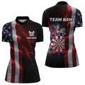 Personalized Lightning American Flag Dartboard Smoke Dart Team Patriotic Dart