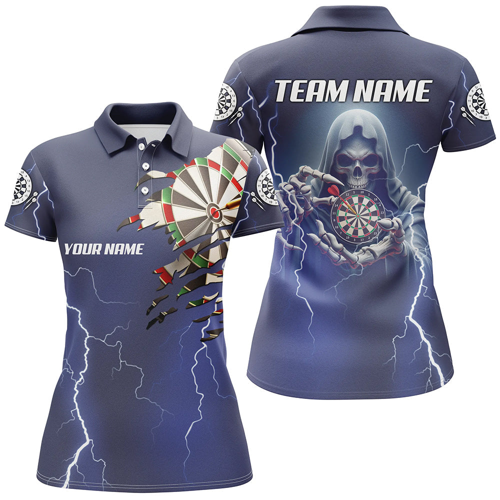 Personalized Skeleton Darts Thunder Lightning Blue 3D Printed Men Dart, Darts