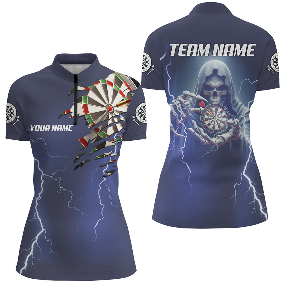 Personalized Skeleton Darts Thunder Lightning Blue 3D Printed Men Dart, Darts