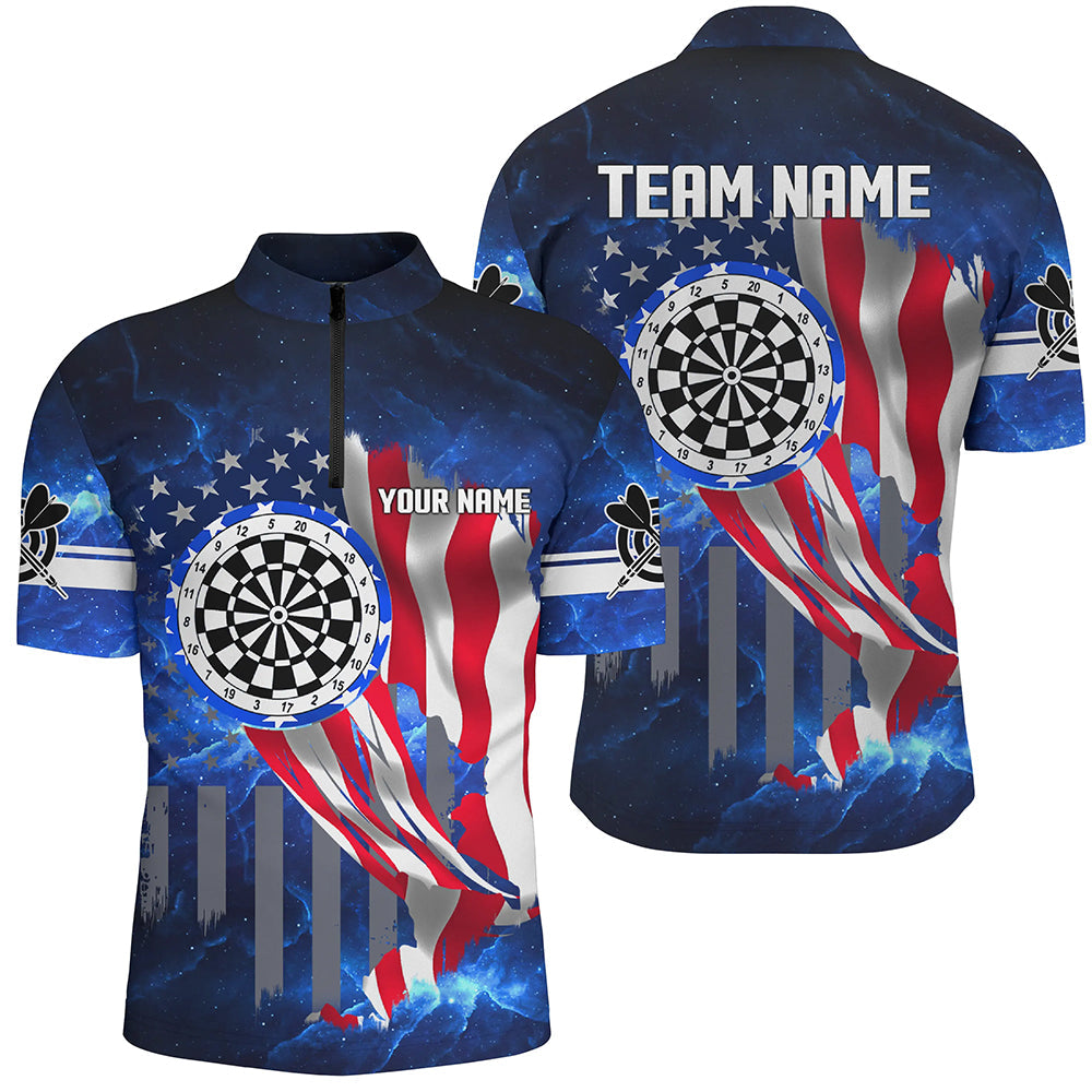 American Flag Darts Board Blue Galaxy Men Darts Custom Patriotic League Darts