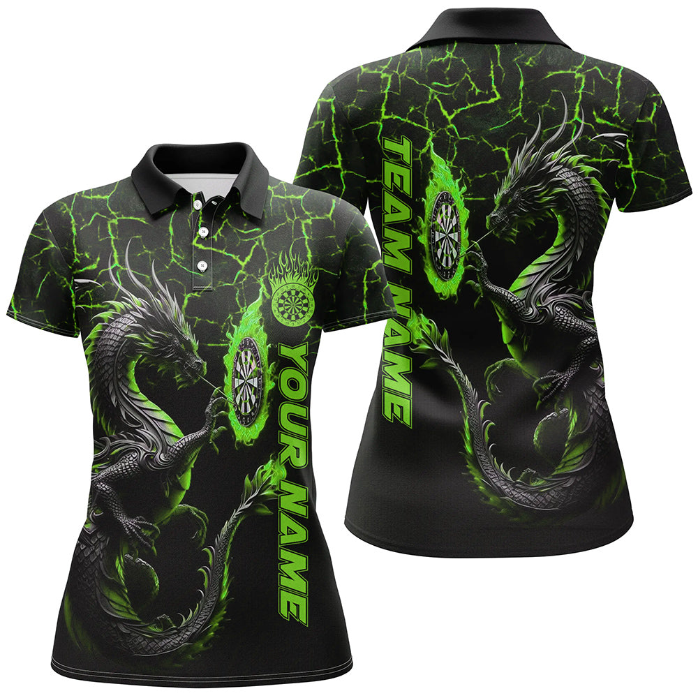 Personalized Green Big Dragon 3D Printed Darts Custom Team League Darts