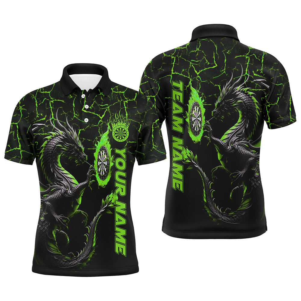 Personalized Green Big Dragon 3D Printed Darts Custom Team League Darts