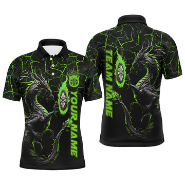 Personalized Green Big Dragon 3D Printed Darts Custom Team League Darts