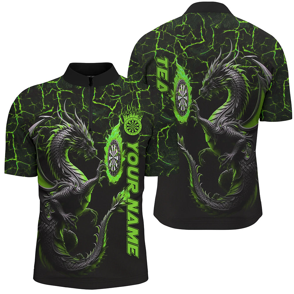 Personalized Green Big Dragon 3D Printed Darts Custom Team League Darts