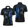 Personalized Blue Big Dragon 3D Printed Darts Custom Team League Darts