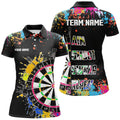 Funny Dartboards Colorful Paint Aim Shoot Swear Repeat Custom Men Darts, Dart |Black