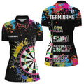 Funny Dartboards Colorful Paint Aim Shoot Swear Repeat Custom Men Darts, Dart |Black