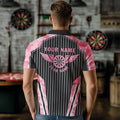 Pink Camo Dartboard Pulse Heartbeat Custom Women Dart, Funny Wings Cool Dart Team