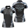 Blue Camo Dartboard Pulse Heartbeat Custom Men Dart, Funny Wings Cool Dart Team