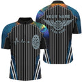 Blue Galaxy Dartboard Pulse Heartbeat Custom Men Dart, Funny Wings Cool Dart Team