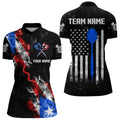 Customized Grunge US Flag Smoke Darts and Quarter-Zip, Patriotic Darts