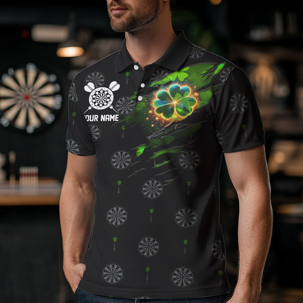 Irish American Flag Saint Patrick Day Dart Custom Luckiest Shamrock Dart