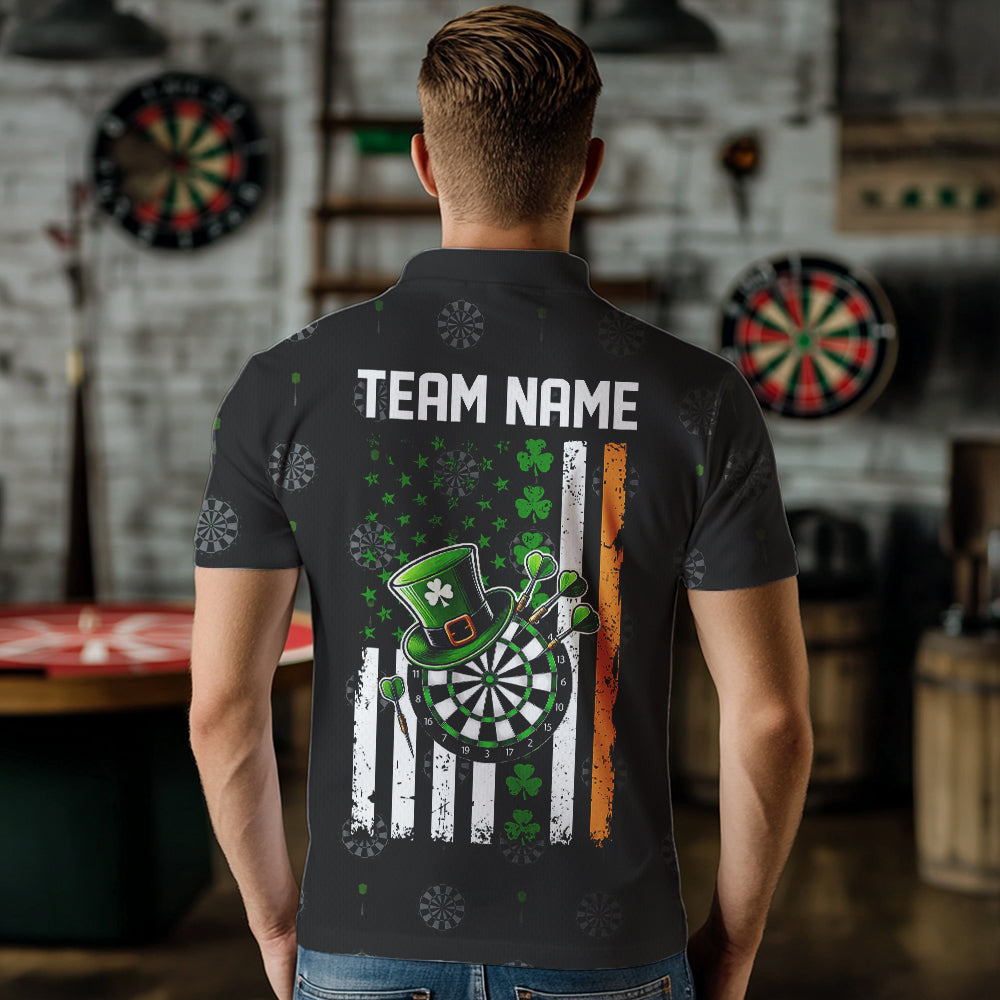 Irish American Flag Saint Patrick Day Dart Custom Luckiest Shamrock Dart