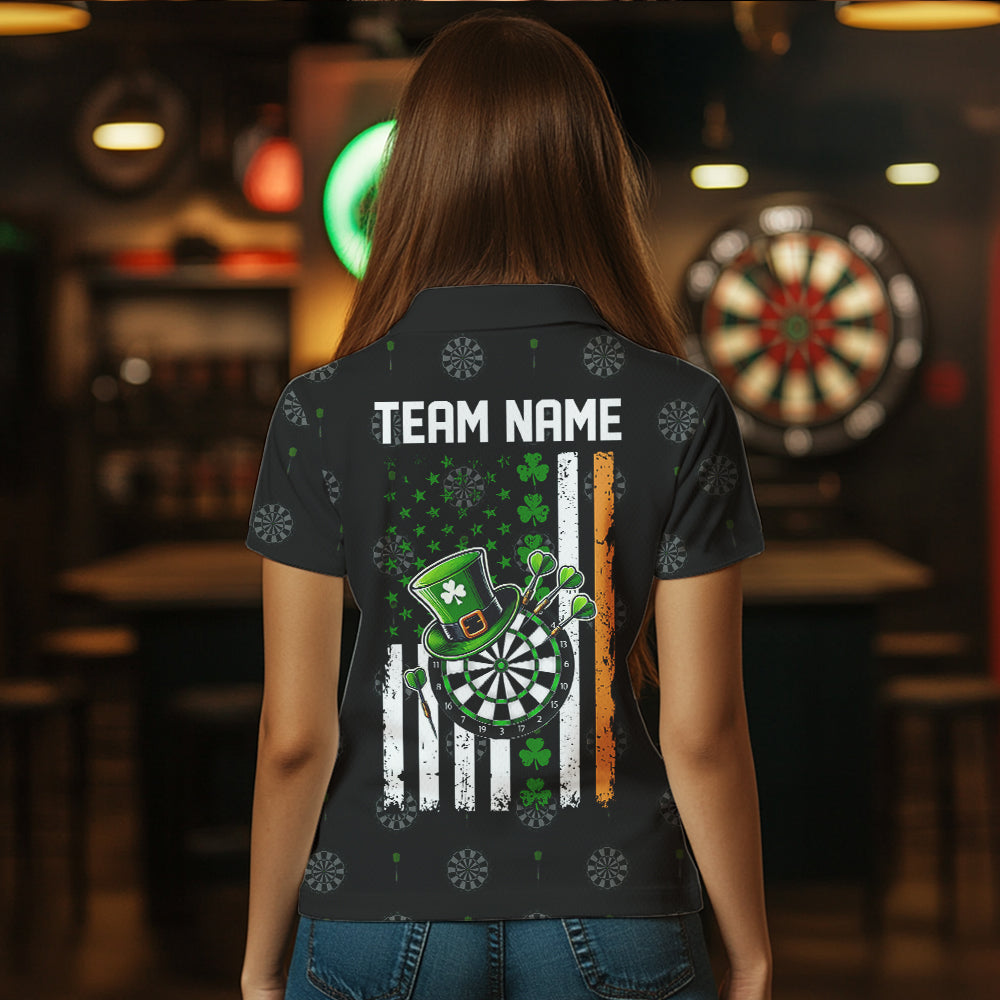 Irish American Flag Saint Patrick Day Dart Custom Luckiest Shamrock Dart