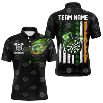 Irish American Flag Saint Patrick Day Dart Custom Luckiest Shamrock Dart