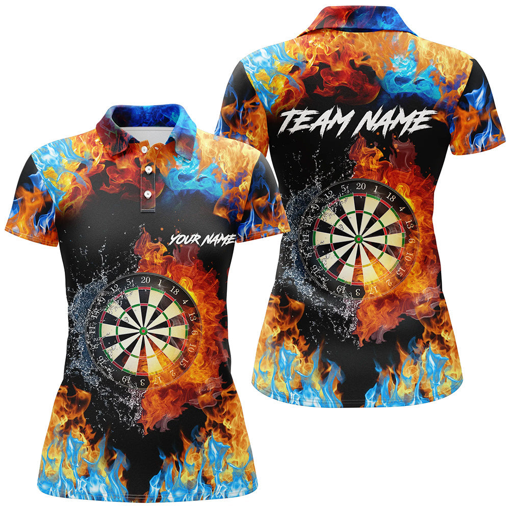 Personalized Dart Board Fire And Water 3D Printed Women Darts Custom Darts