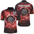 Funny 3D Dartboard Storm Thunder Custom Darts Team League Darts | Red