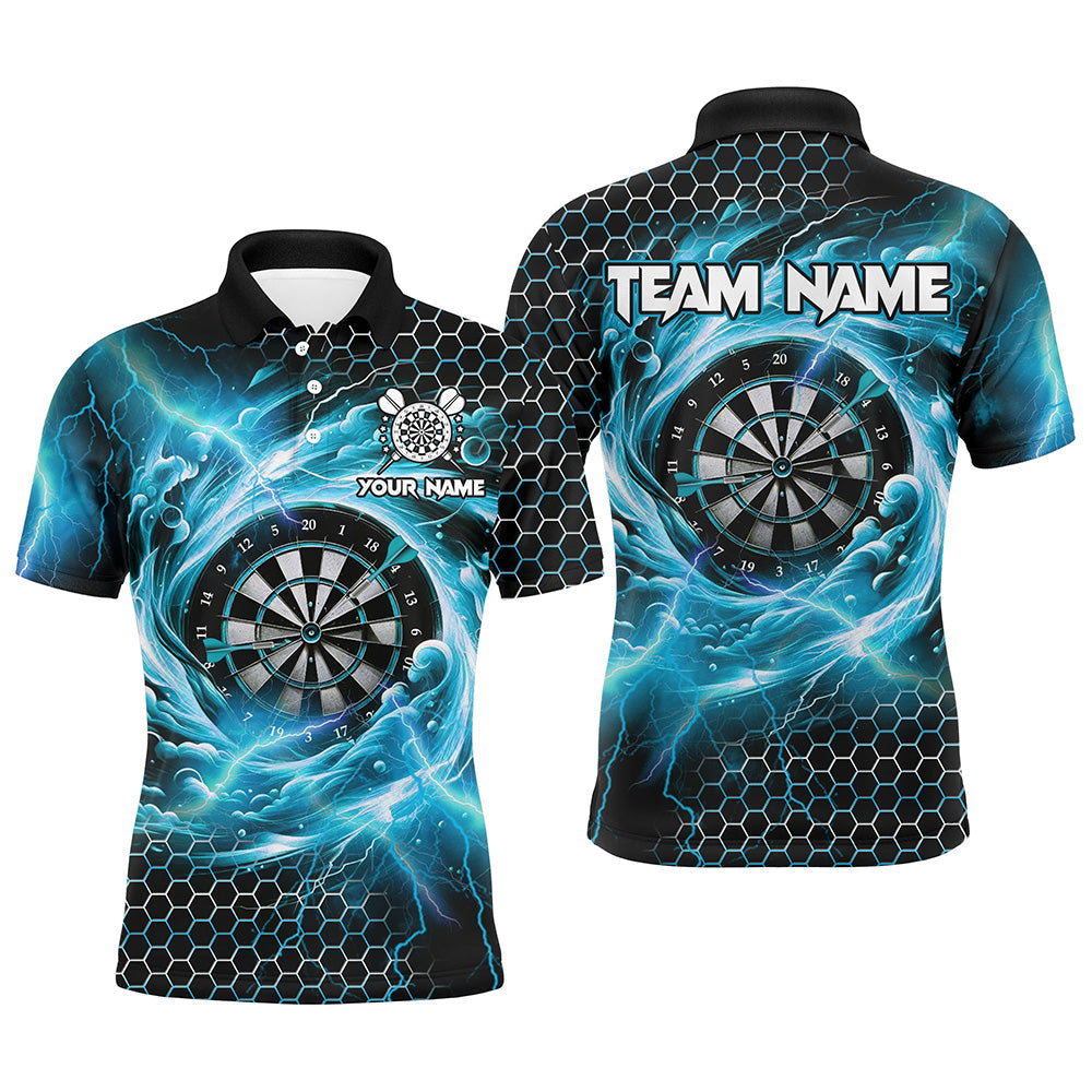Funny 3D Dartboard Storm Thunder Custom Darts Team League Darts | Blue