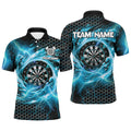 Funny 3D Dartboard Storm Thunder Custom Darts Team League Darts | Blue