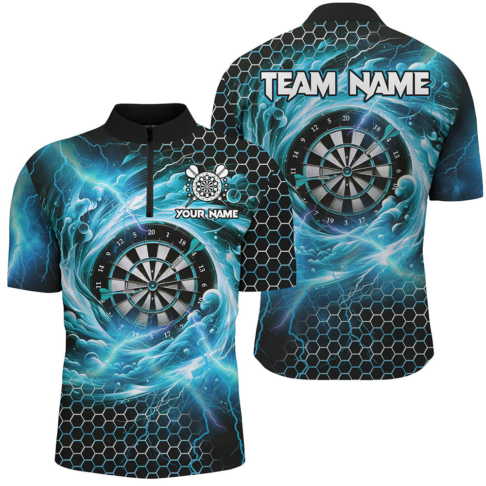 Funny 3D Dartboard Storm Thunder Custom Darts Team League Darts | Blue