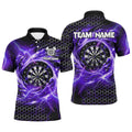 Funny 3D Dartboard Storm Thunder Custom Darts Team League Darts | Purple