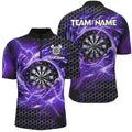 Funny 3D Dartboard Storm Thunder Custom Darts Team League Darts | Purple