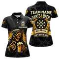 Darts And Beer That's Why I'm Here Custom Death Skeleton Men Darts, Drinking Dart