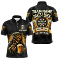Darts And Beer That's Why I'm Here Custom Death Skeleton Men Darts, Drinking Dart