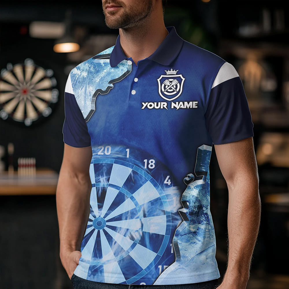 Blue Icy Light Darts and Custom Dart, Cool Darts Team