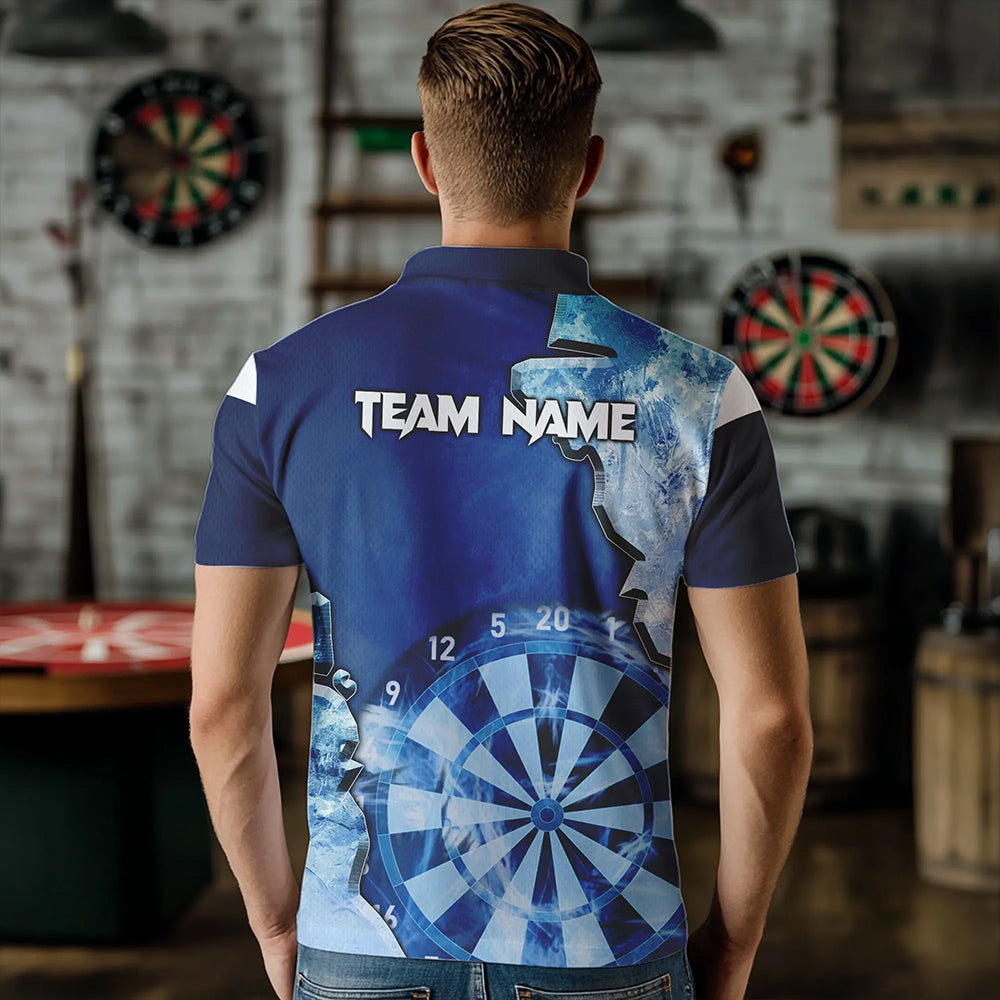 Blue Icy Light Darts and Custom Dart, Cool Darts Team