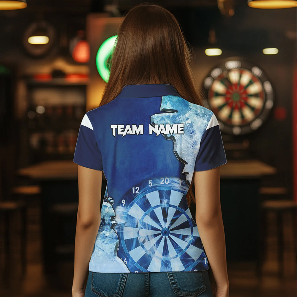 Blue Icy Light Darts and Custom Dart, Cool Darts Team