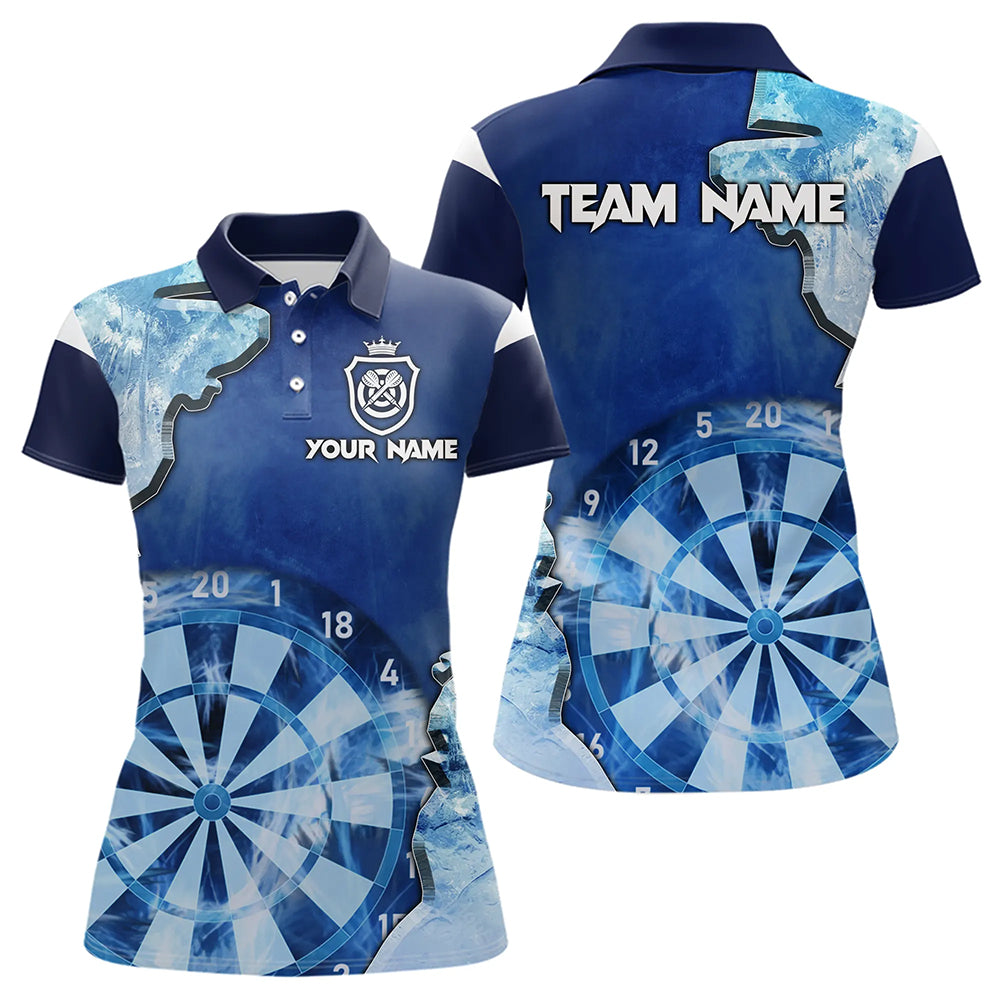 Blue Icy Light Darts and Custom Dart, Cool Darts Team