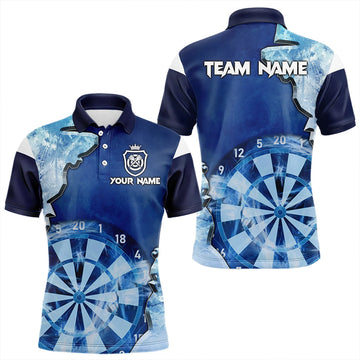 Blue Icy Light Darts and Custom Dart, Cool Darts Team