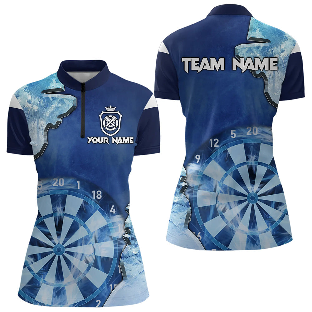 Blue Icy Light Darts and Custom Dart, Cool Darts Team