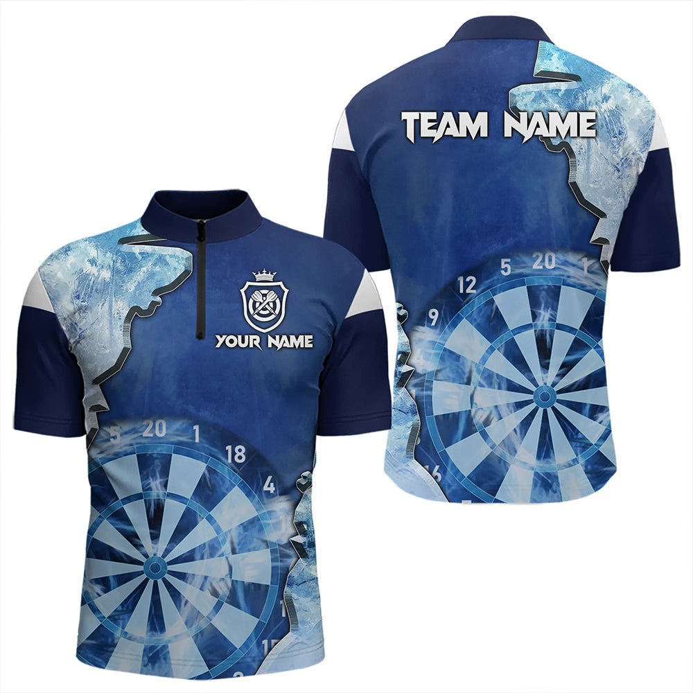 Blue Icy Light Darts and Custom Dart, Cool Darts Team