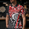 Personalized Red Camo Skull Dart Custom Funny Skull Dart and