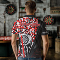 Personalized Red Camo Skull Dart Custom Funny Skull Dart and