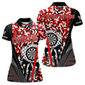 Personalized Red Camo Skull Dart Custom Funny Skull Dart and