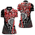 Personalized Red Camo Skull Dart Custom Funny Skull Dart and
