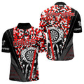 Personalized Red Camo Skull Dart Custom Funny Skull Dart and
