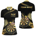 Personalized Golden Dartboard Grunge Dart Custom Darts League Team Uniform