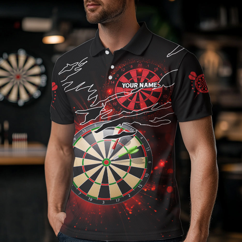Striking Red Glowing Light Darts and Custom Dart Darts League