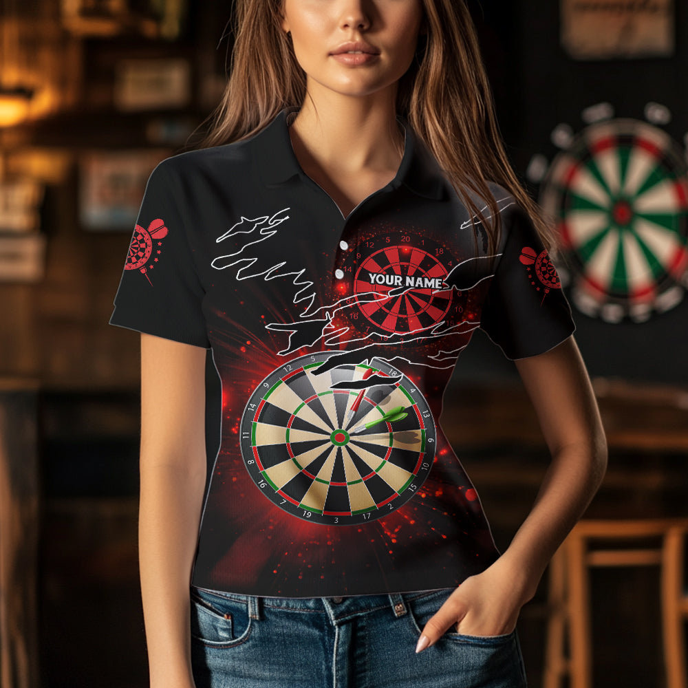 Striking Red Glowing Light Darts and Custom Dart Darts League