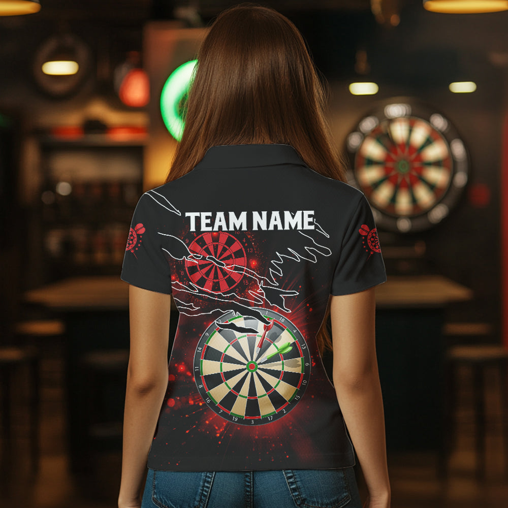 Striking Red Glowing Light Darts and Custom Dart Darts League