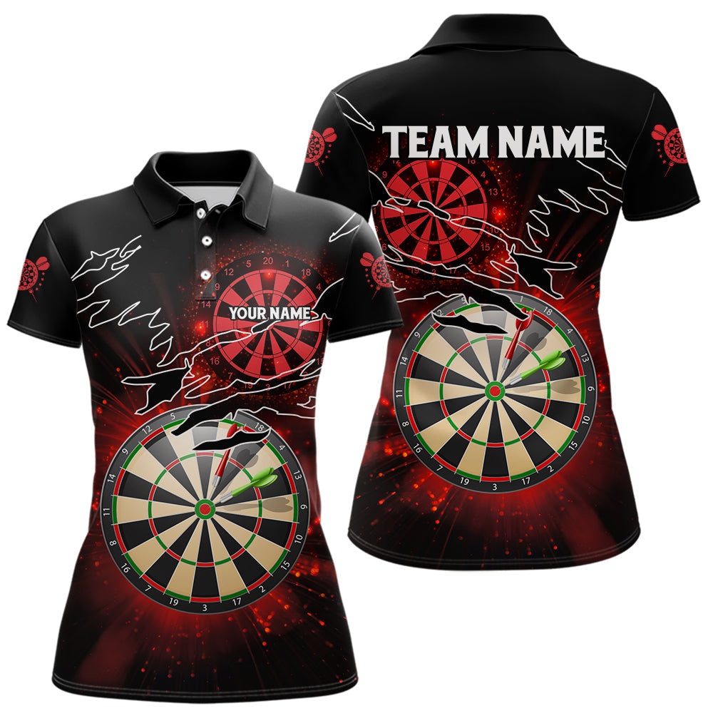 Striking Red Glowing Light Darts and Custom Dart Darts League