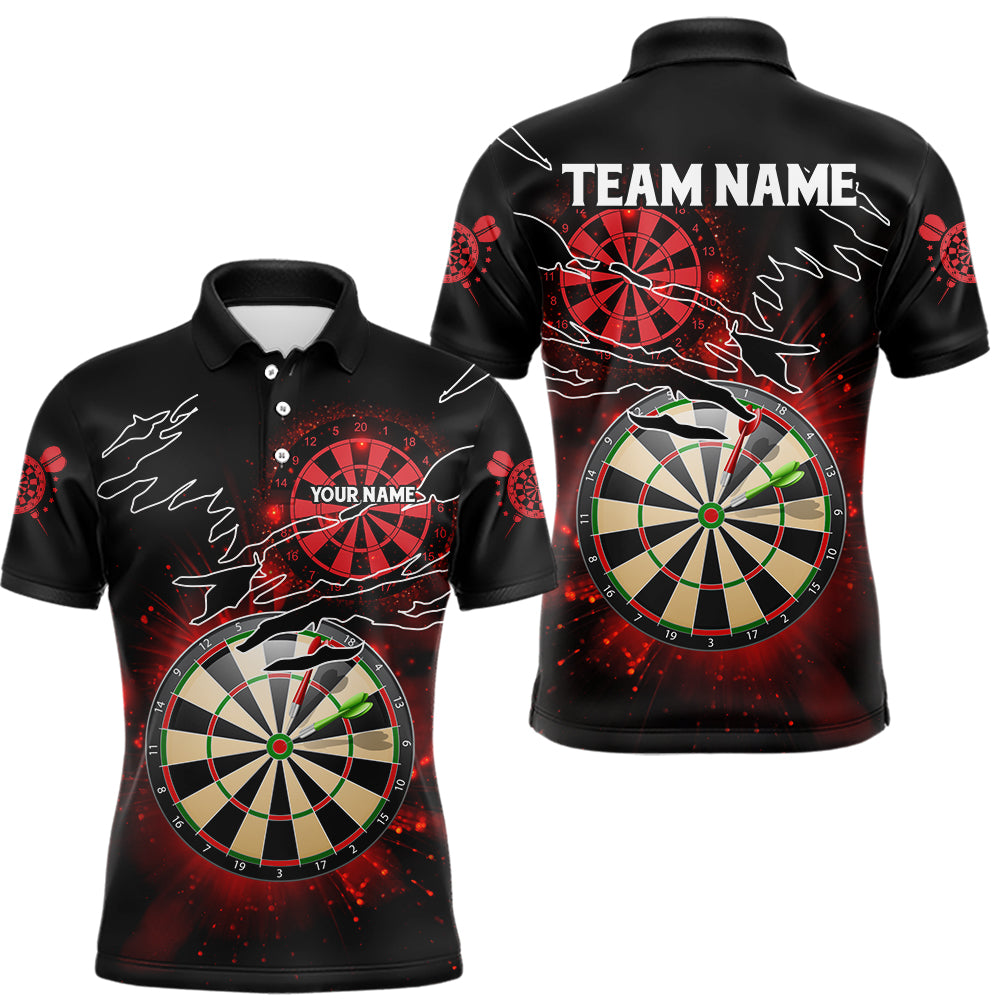 Striking Red Glowing Light Darts and Custom Dart Darts League
