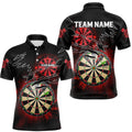 Striking Red Glowing Light Darts and Custom Dart Darts League