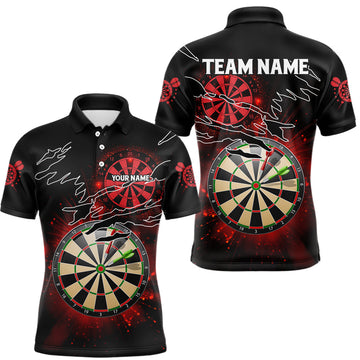 Striking Red Glowing Light Darts and Custom Dart Darts League