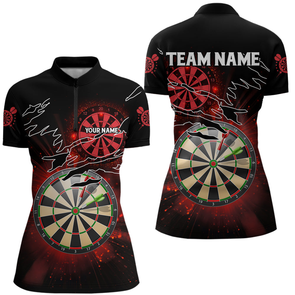 Striking Red Glowing Light Darts and Custom Dart Darts League
