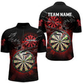 Striking Red Glowing Light Darts and Custom Dart Darts League